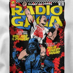Vintage Comic Art Radio Ga Ga Music Graphic Apparel