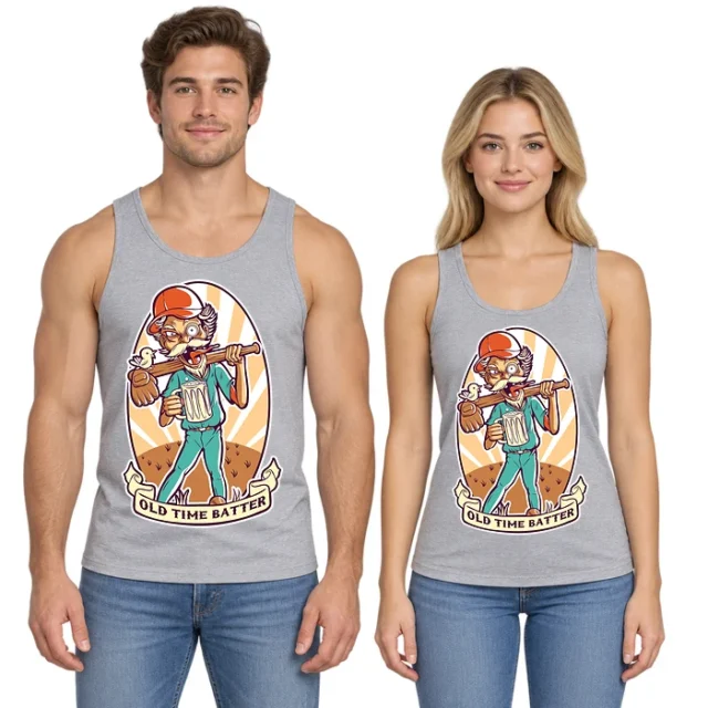 Old Time Batter Beer Drinking Grandpa T-Shirt